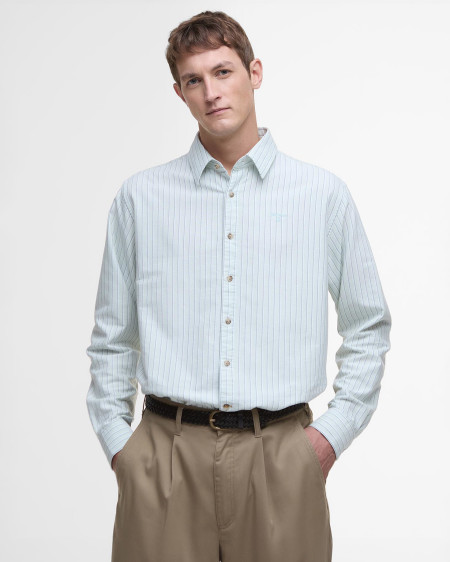 Camicia a maniche lunghe Fenfield a righe dalla vestibilità rilassata