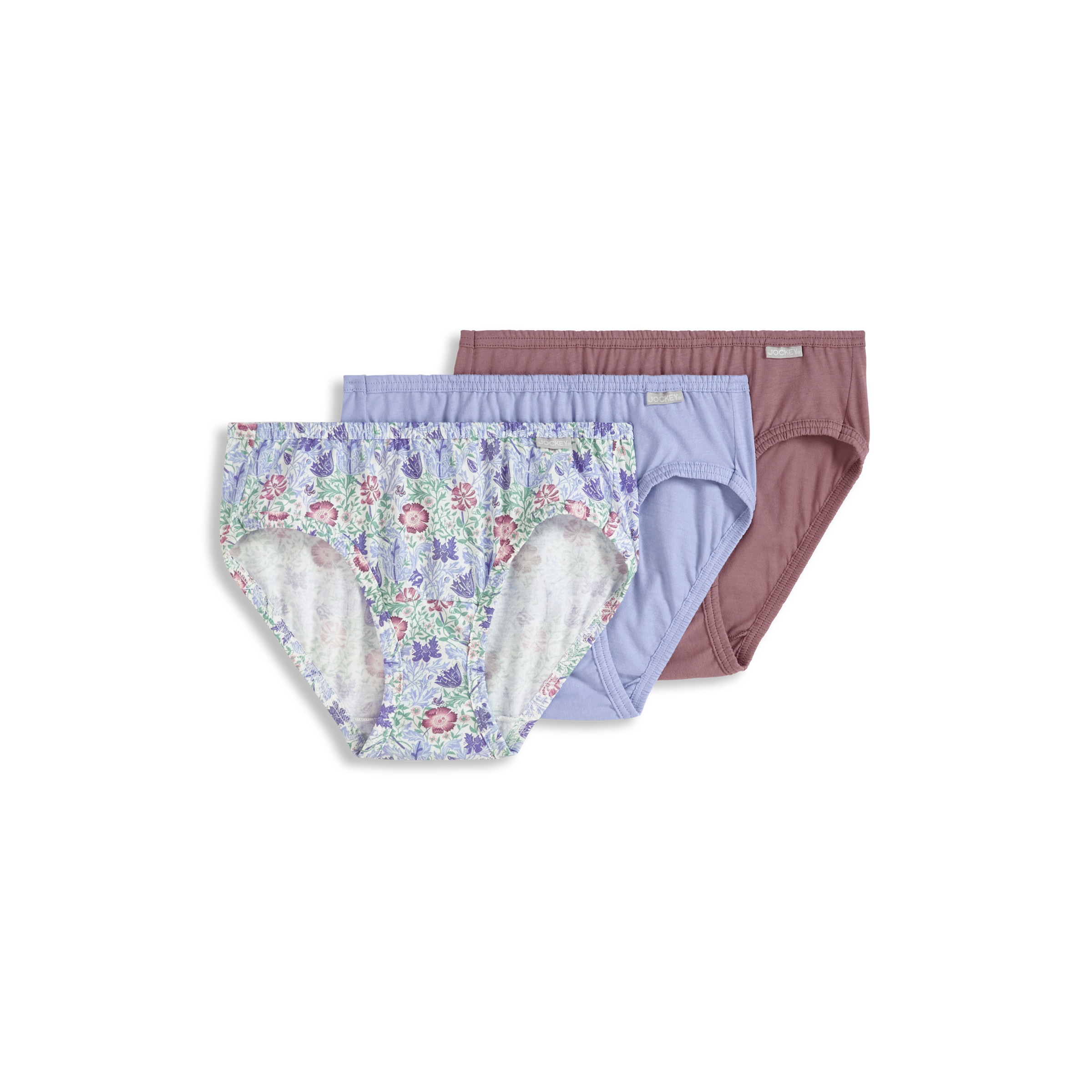 Jockey Women's Plus Size Elance Bikini - 3 Pack - Picture 14 of 30