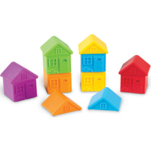 All About Me Sort & Match Houses, Set of 6