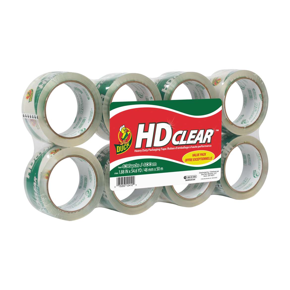 Duck® Brand HD Clear™ Heavy Duty Packing Tape Image