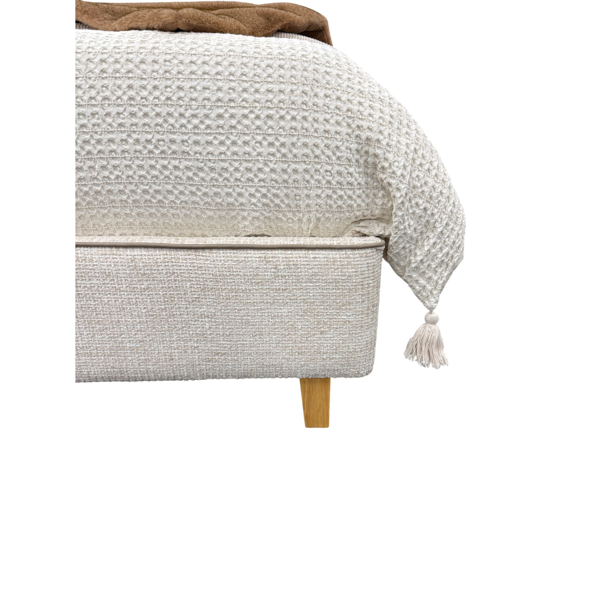 Detail image of the  Sandy Bed Frame, Biscuit from Forty Winks
