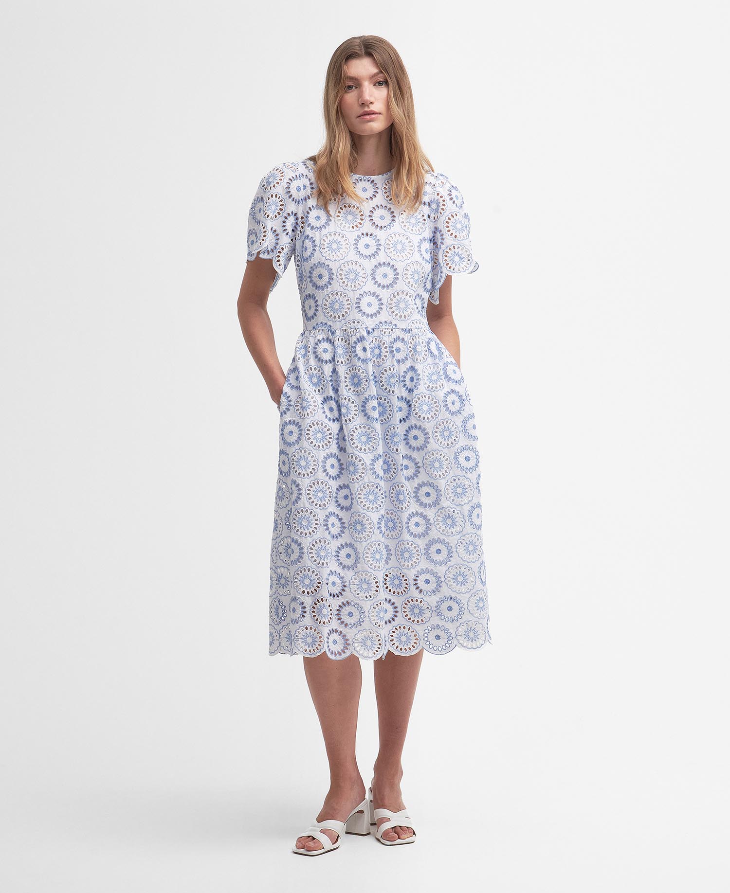 Juliette Broderie Midi Dress image number 0