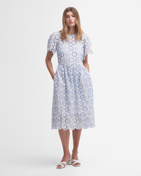 Juliette Broderie Midi Dress