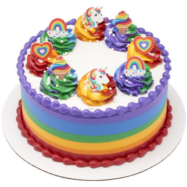 Rainbow Collection - Red 3 Free Sweet Décor® Edible Decorations