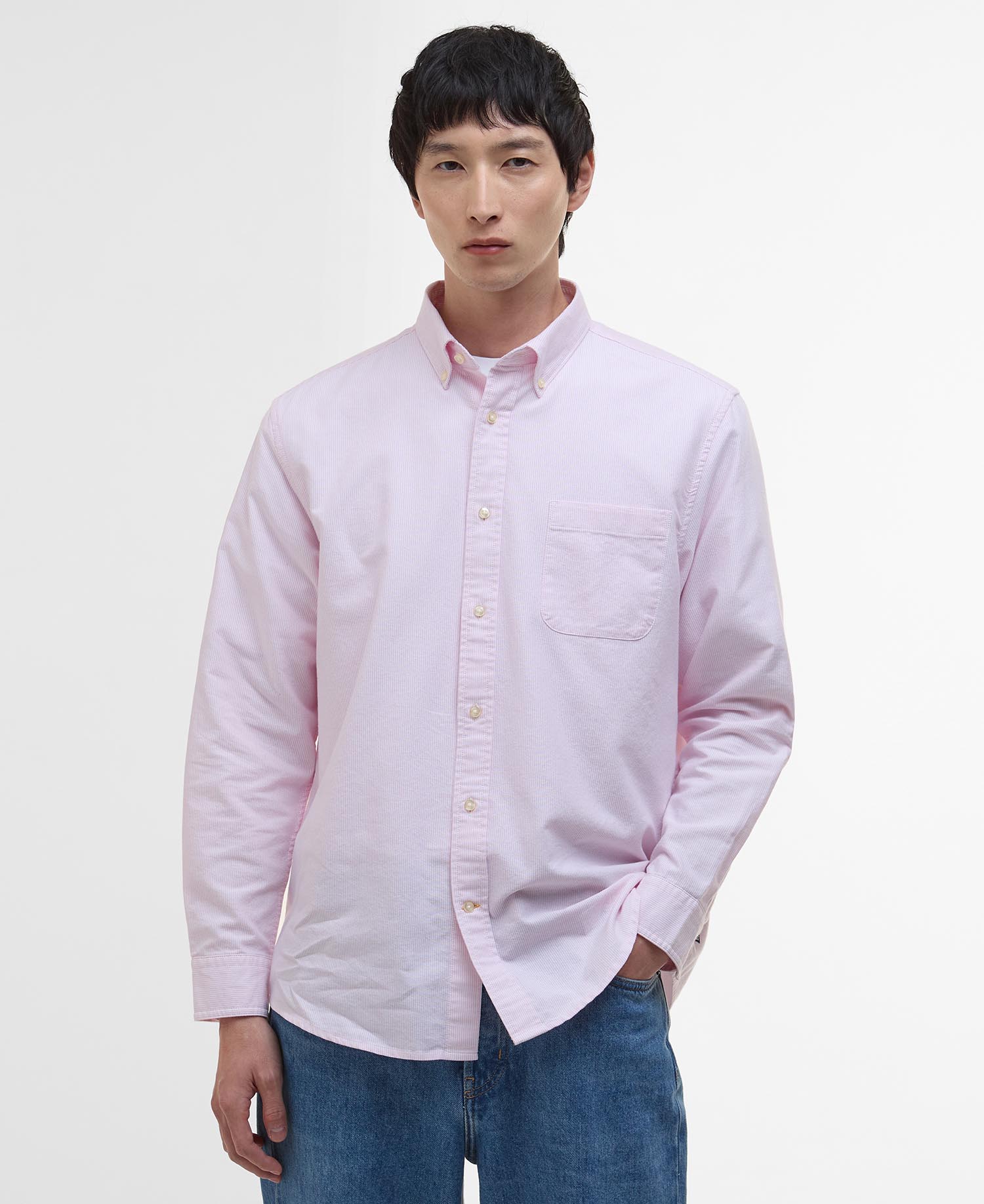 Striped Dunand Oversized Oxford Shirt image number 0