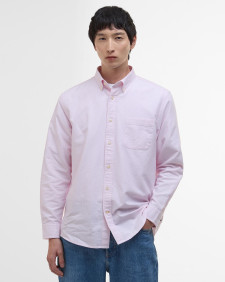 Striped Dunand Oversized Oxford Shirt Classic Pink