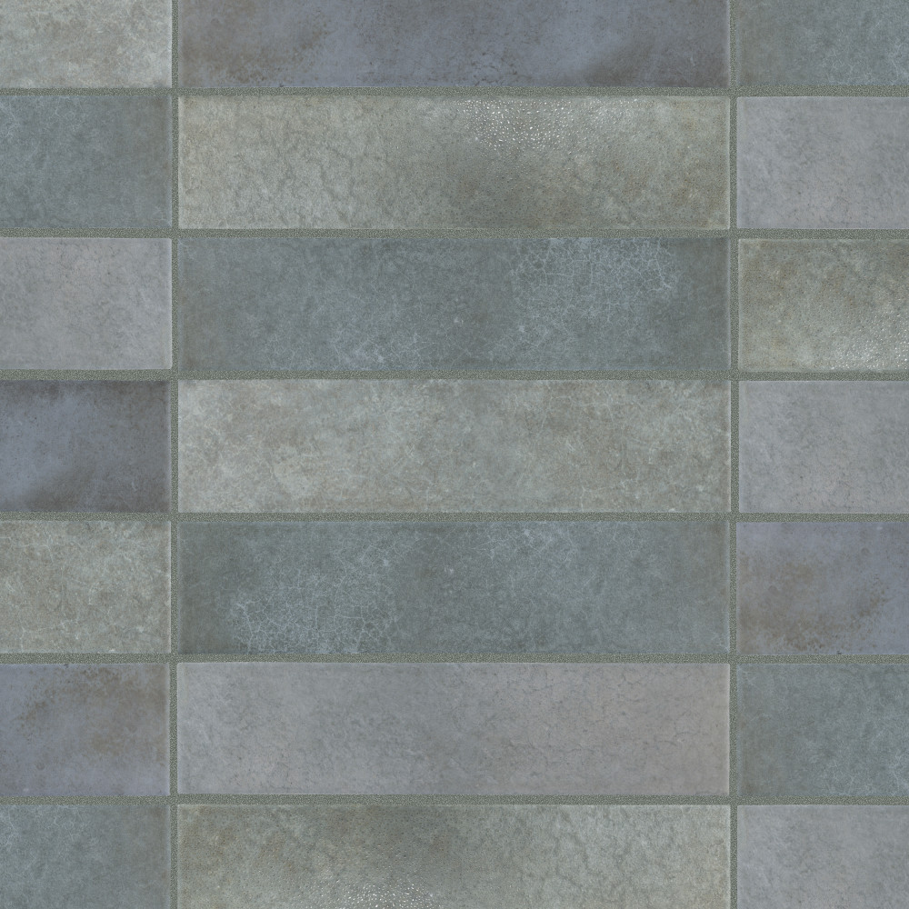 Heritage Indigo 2-3/8 in. x 9-5/8 in. Porcelain Floor and Wall Tile