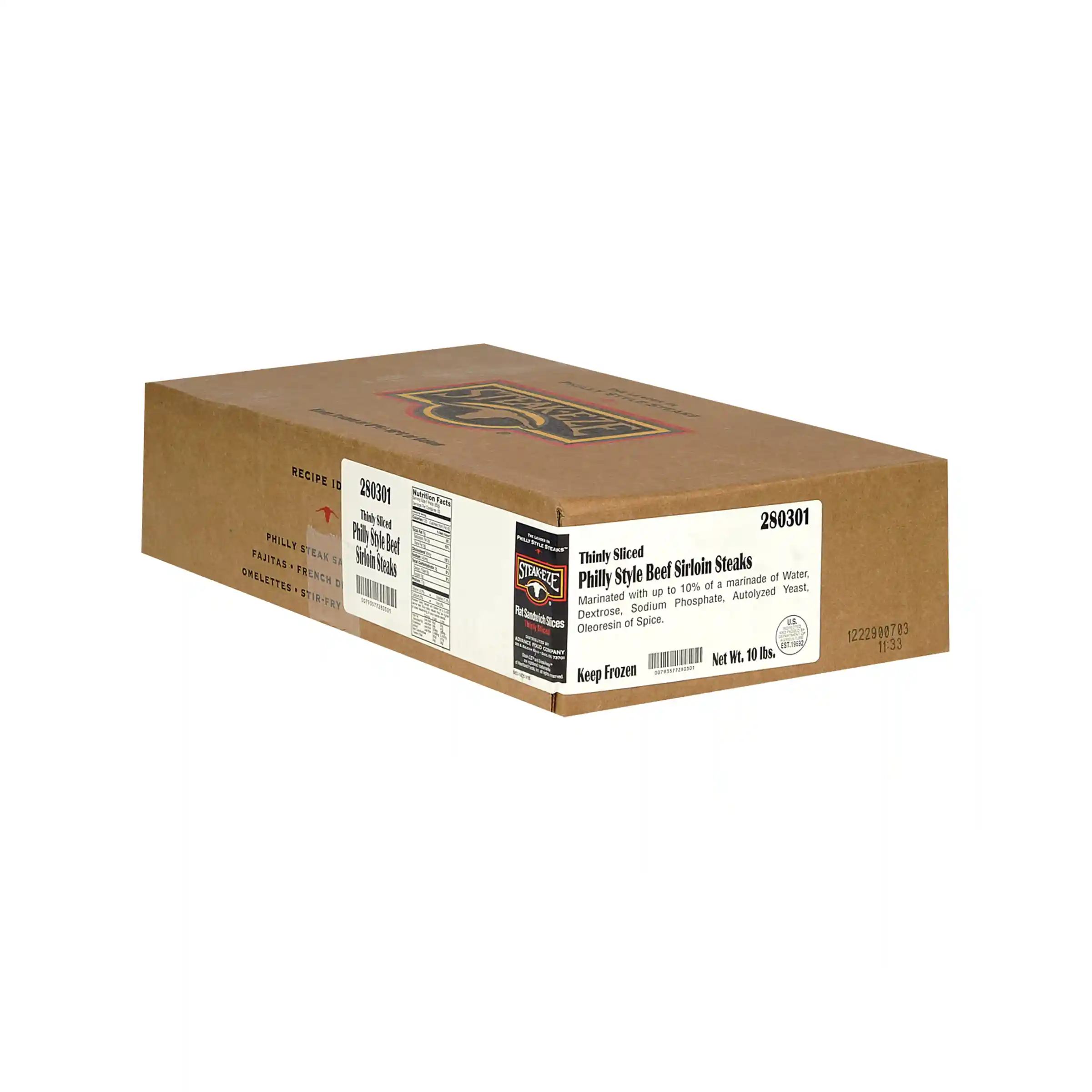Steak-EZE® Traditional Beef Flat Steak, Lightly Marinated, 3 oz_image_4