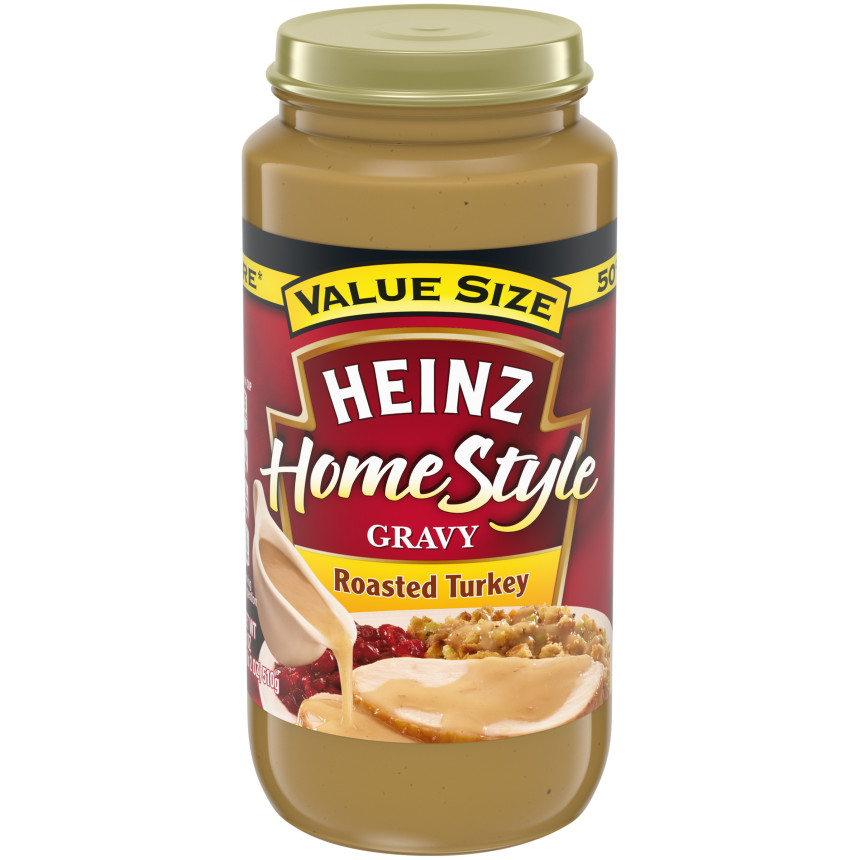 Heinz HomeStyle Roasted Turkey Gravy Value Size, 18 oz Jar image 