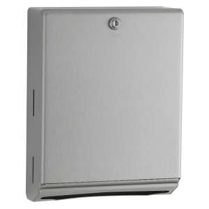 Bobrick, ClassicSeries®, Multi-fold Folded Towel Dispenser, Silver