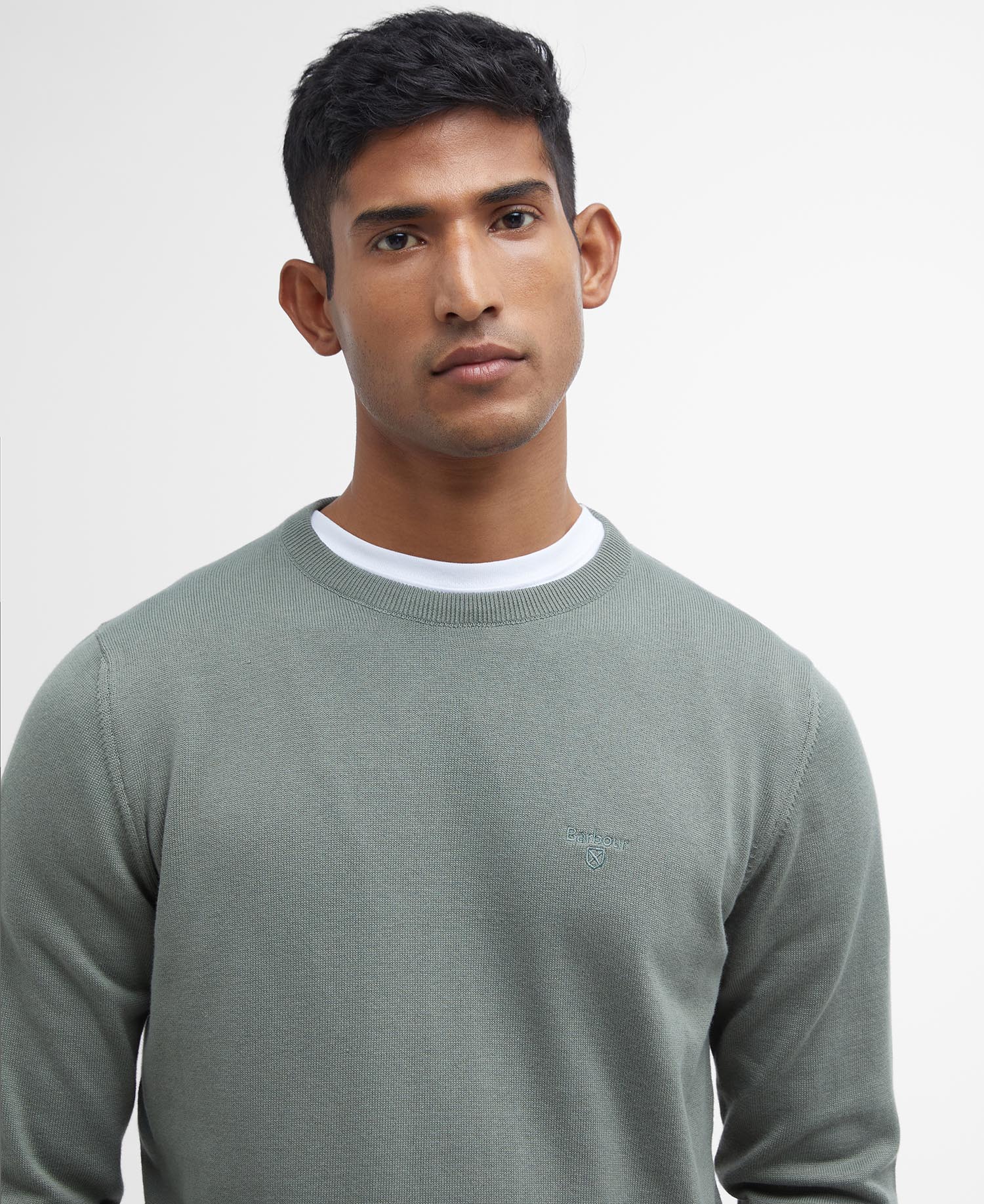 Maglione girocollo in cotone Pima image number 3