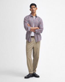 Finkle Tailored Long-Sleeved Shirt Merlot