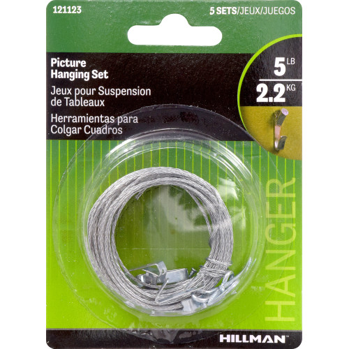 Hillman Picture Hanging Kit Set 5lbs