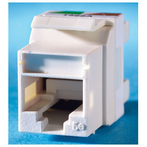 TechChoice® Cat 5e Keystone Jack, Fog White