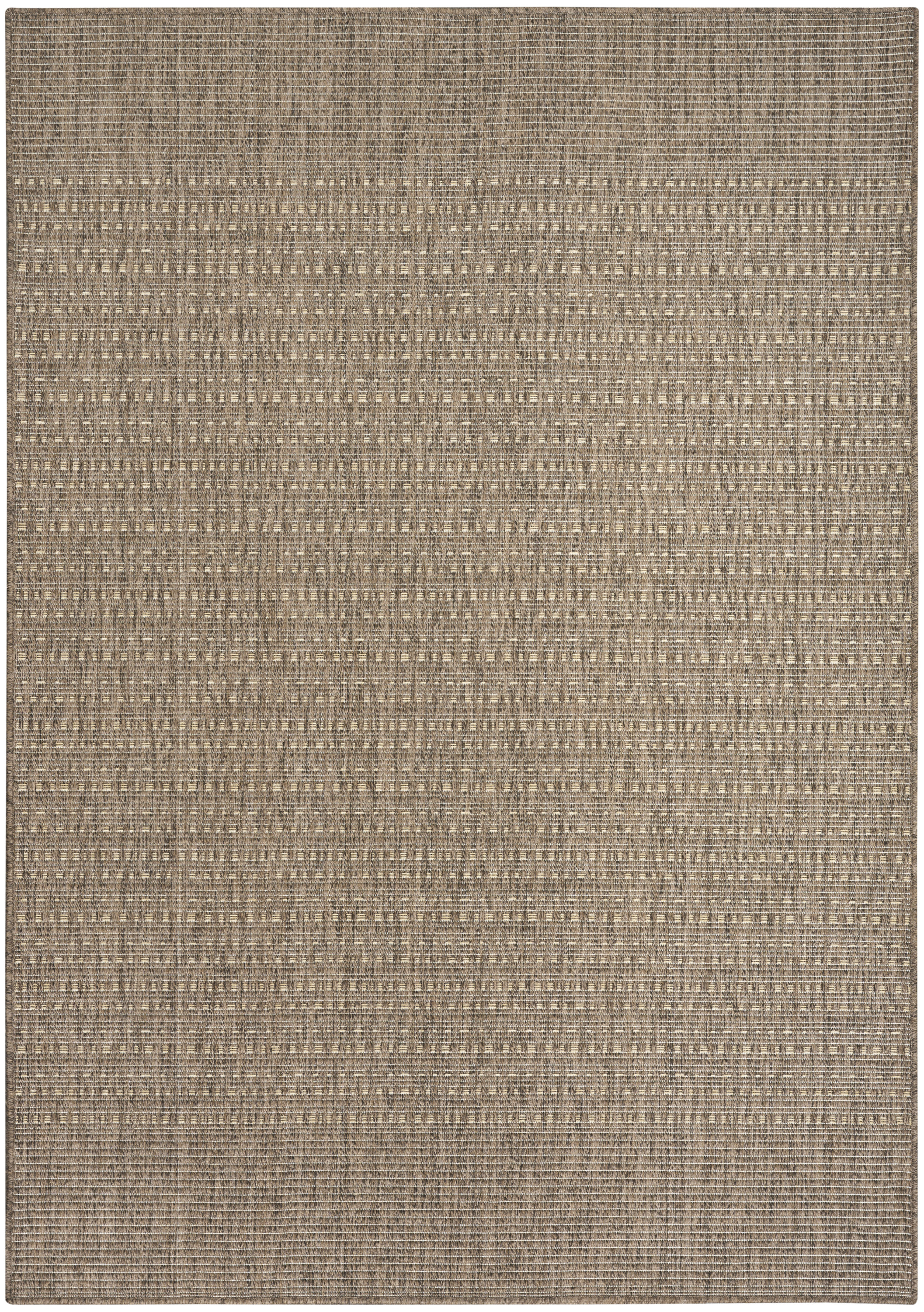 Nourison Tulum 6' x 9' Brown Outdoor Rug