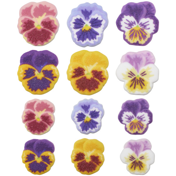 Pansy Assortment Dec-Ons® Decorations