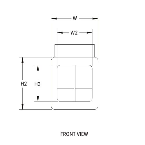 Engineering front view