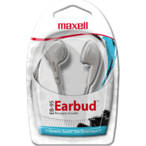 Budget Stereo Earbuds, White