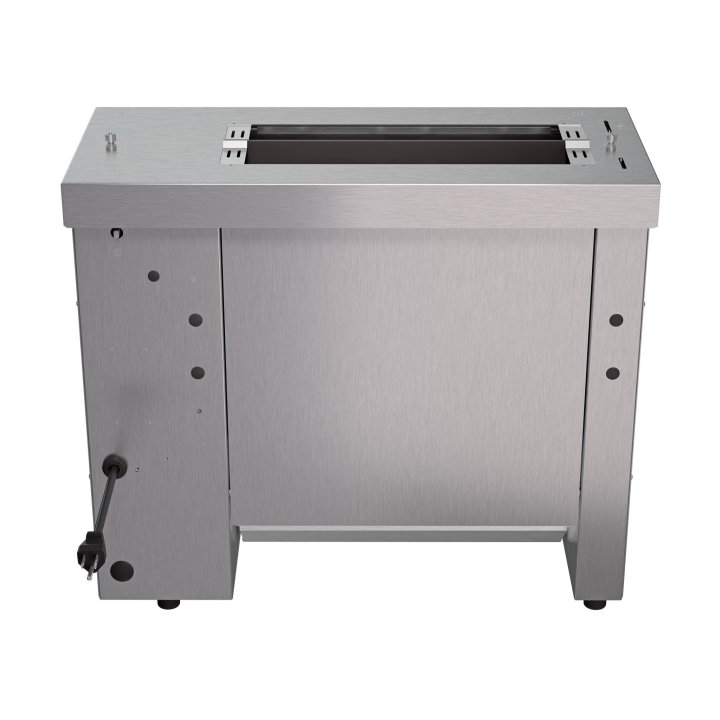 120-volt vertical contact bun toaster with 35-second fixed speed