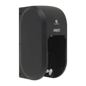 Georgia Pacific, Compact Vertical 2-Roll, Coreless Bath Tissue Dispenser, Black