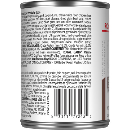 Royal Canin Veterinary Diet Canine Gastrointestinal Moderate Calorie Canned Dog Food