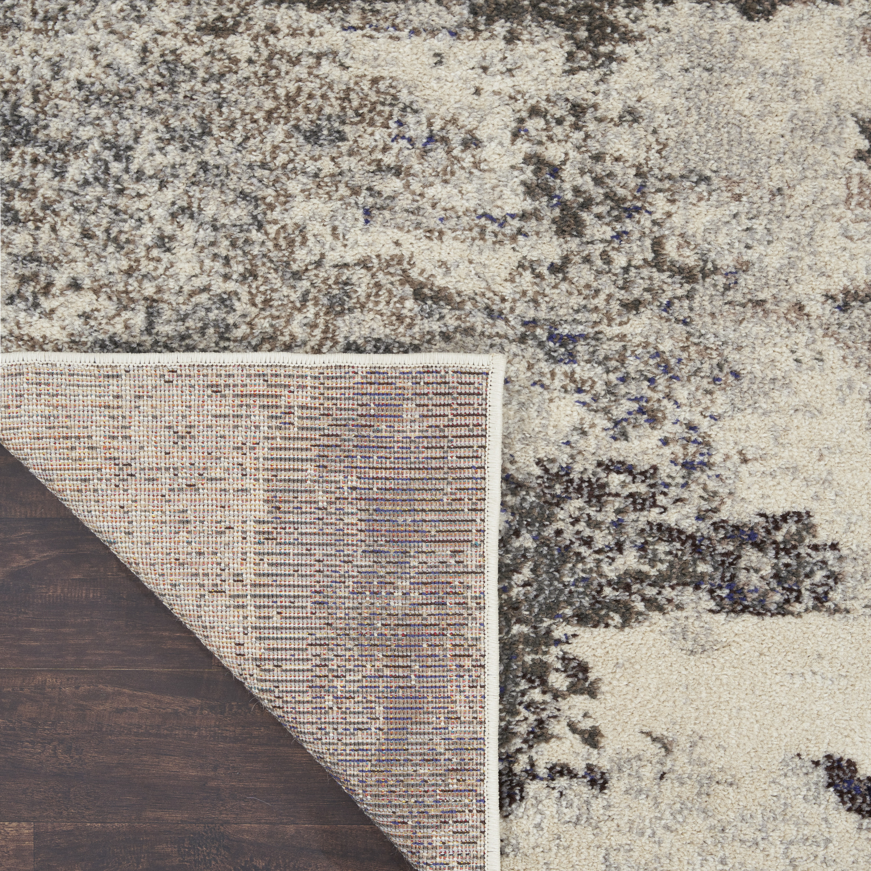Nourison Celestial 2'2" x 3'9" Ivory Grey Modern Indoor Rug