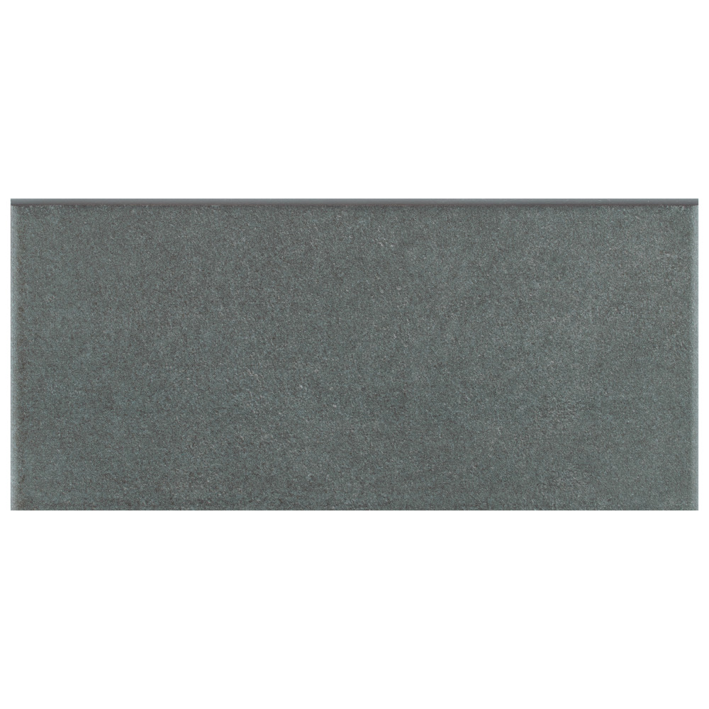 Twenties Bullnose Black 3-1/2 in. x 7-3/4 in. Ceramic Floor and Wall Trim