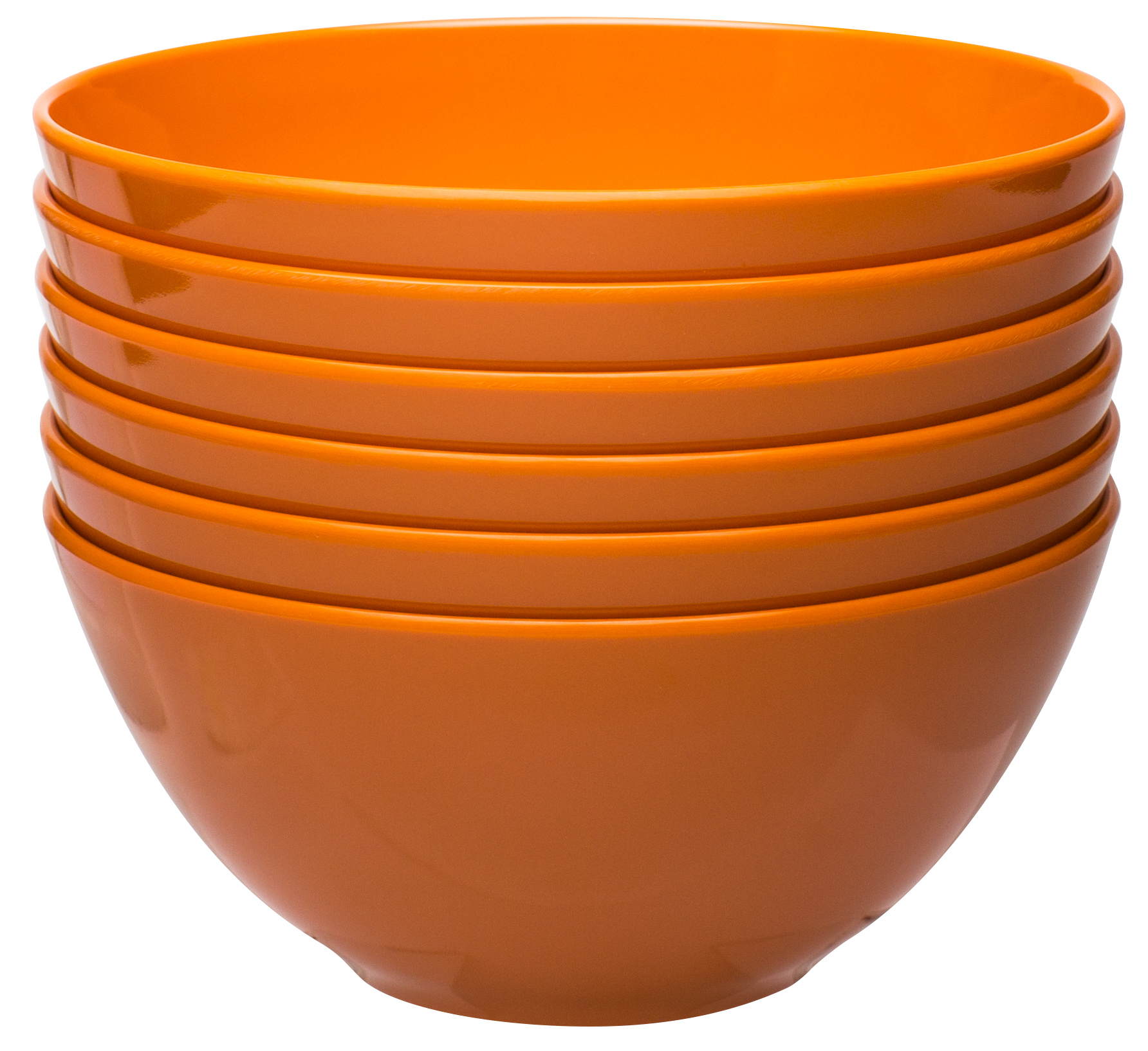 Ella 30 ounce Soup Bowl, Orange, 6-piece set slideshow image 2 Ella 30 ounce Soup Bowl, Orange, 6-piece set slideshow image 2