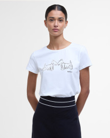 T-shirt con stampa Highlands 