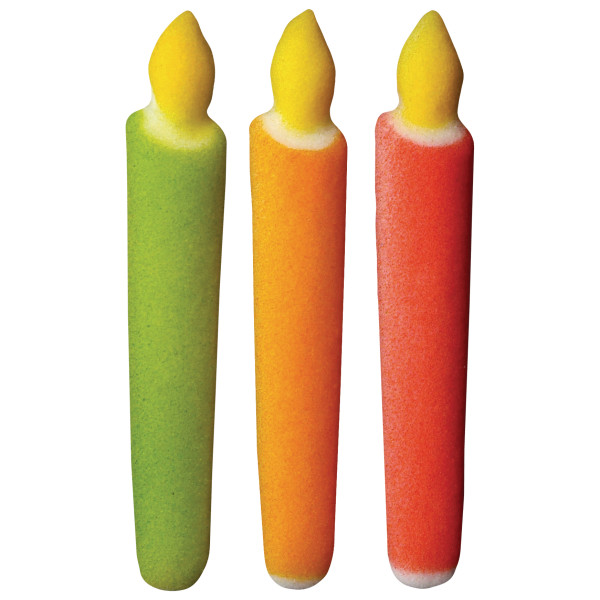Birthday Candles Assortment - Red 3 Free Dec-Ons® Decorations