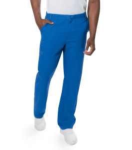 Urbane Ultimate Elastic Waist 7 Pocket Scrub Pants for Men: Modern Tailored Fit, Stretch, Luxe Soft Fabric Medical Scrubs 9152-Urbane