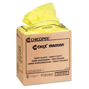 Chicopee Inc, Chix® Masslinn Dust Cloths, 24 x 24, Yellow