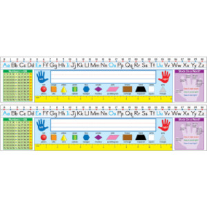 Self-Adhesive Traditional Manuscript Nameplates, Grades 1-2, 30 Per Pack, 2 Packs