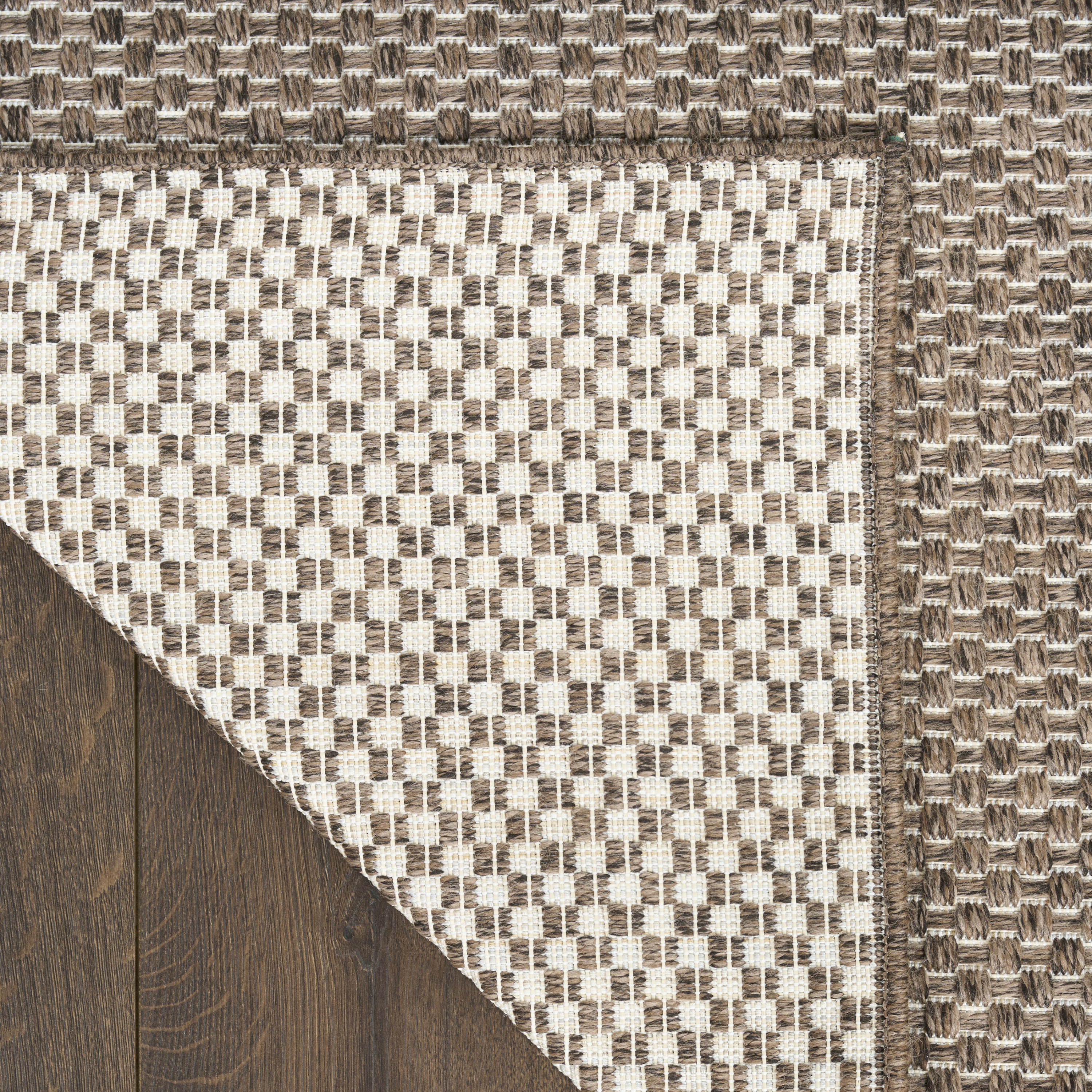Nourison Tulum 9' x 12' Brown Outdoor Rug