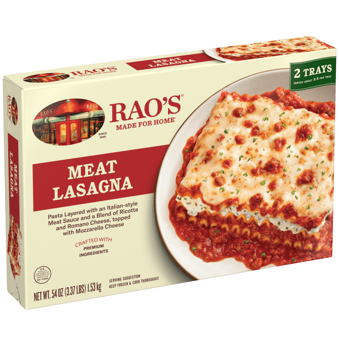 Meat Lasagna Frozen Meal, 54 oz - Left angle Image