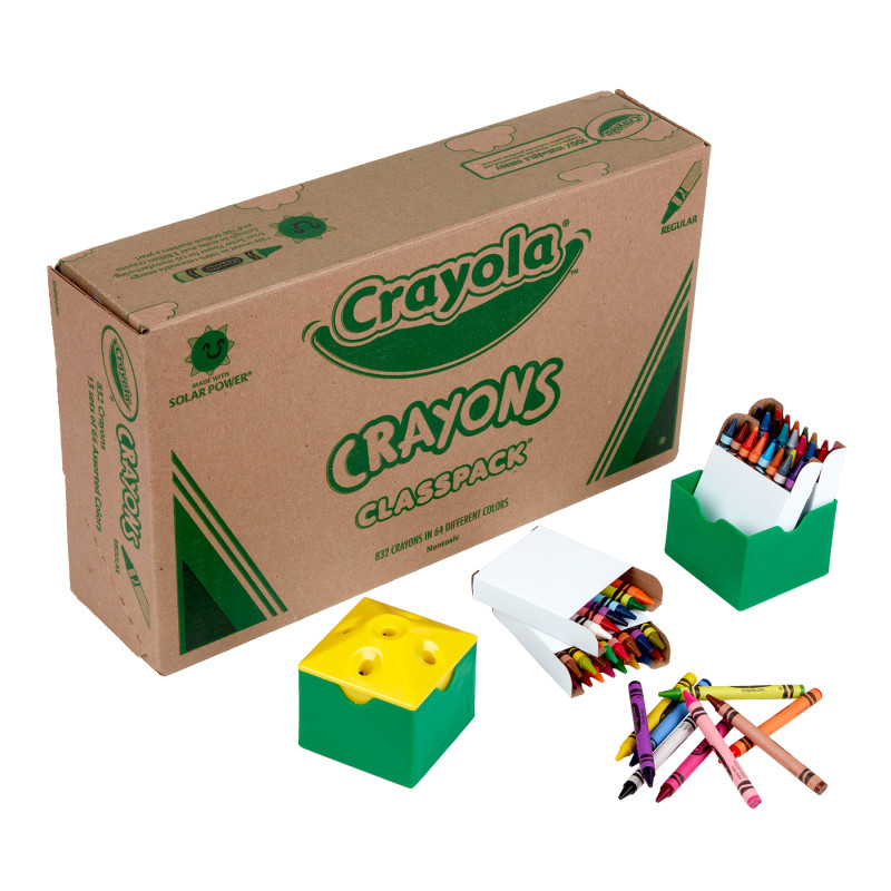 Crayon+Classpack+%2C+Reg+Size%2C+64+Colors%2C+Pack+of+832