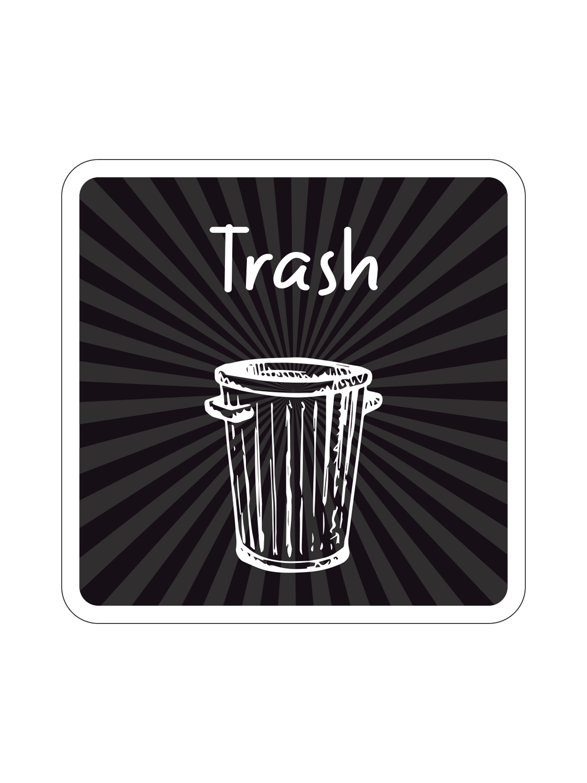 MOSAIC – Label – Trash – Black