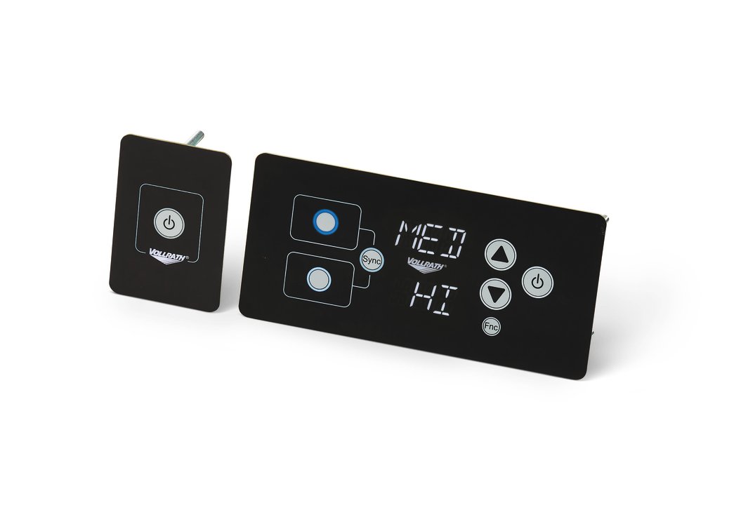 Two-well 120-volt modular drop-in dry induction hot well