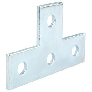 Flat Plate T Fitting, 4 Hole
