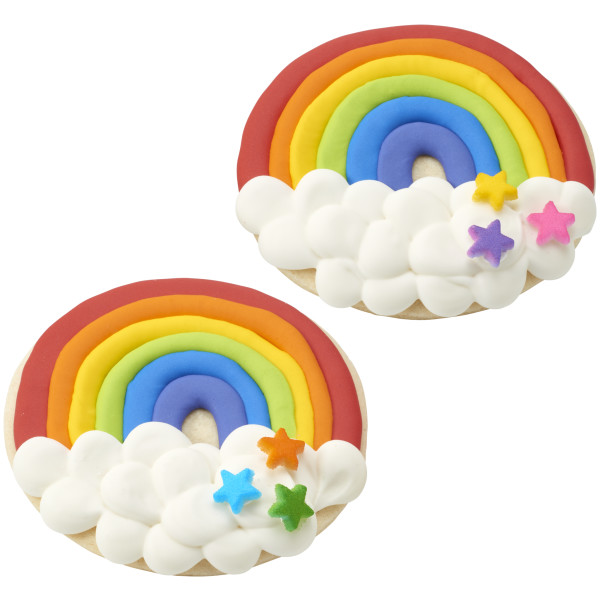 Rainbow Stars Charms Assortment Dec-Ons® Decorations
