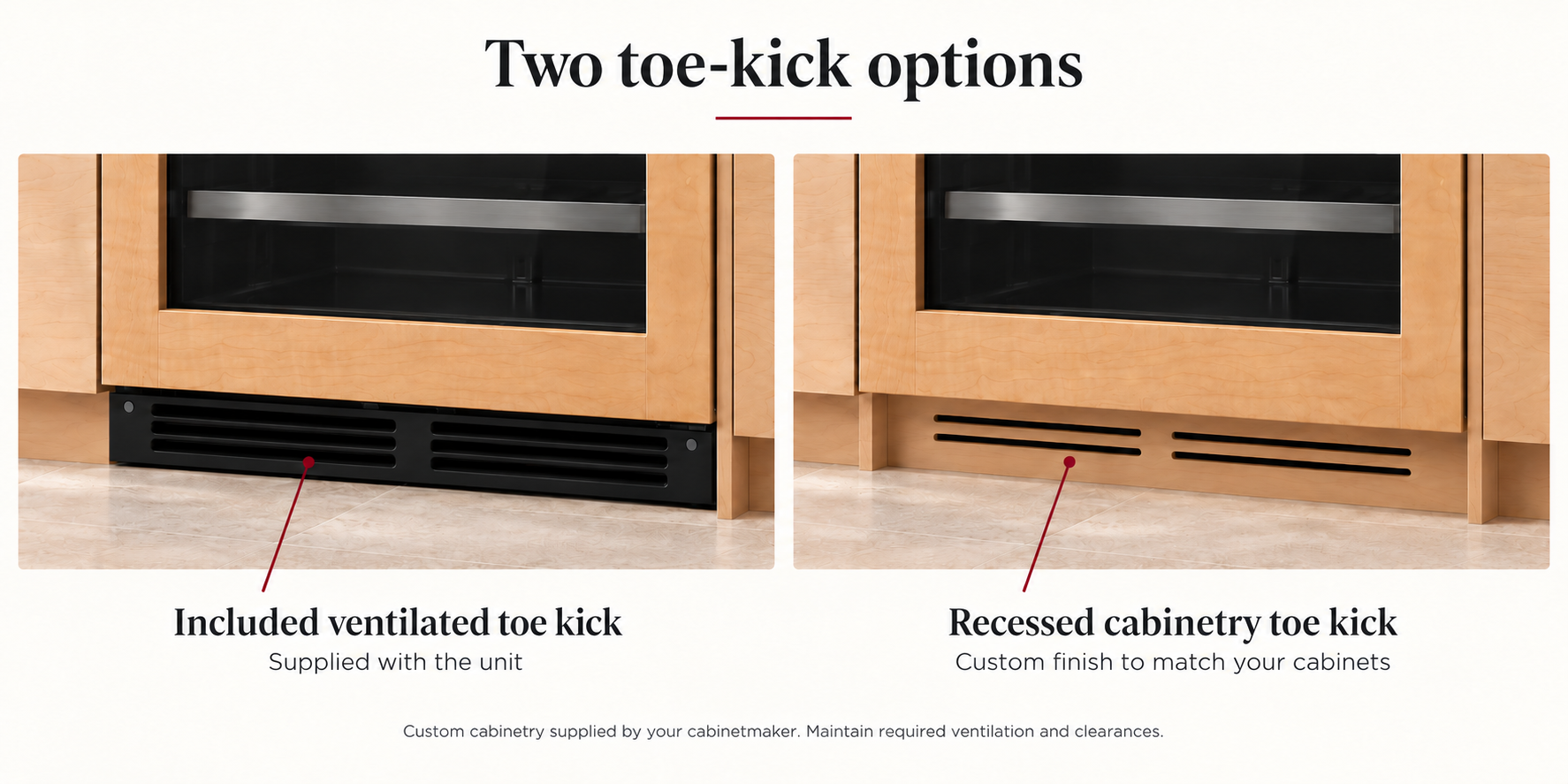 TWO TOE-KICK OPTIONS