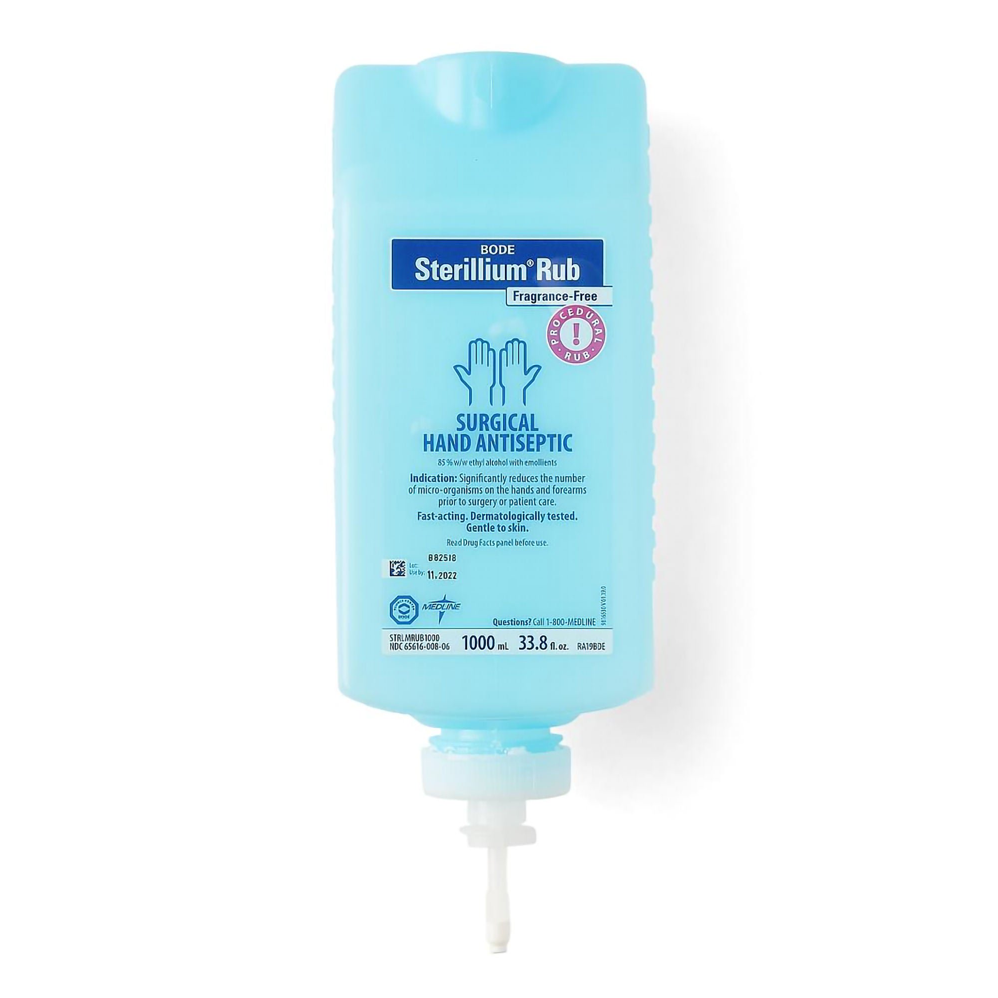 Medline RUB, STERILLIUM SURGICAL SCENTFREE 1L (8/CS)