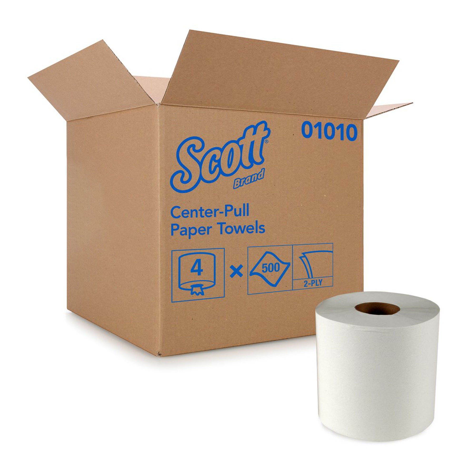 Scott Paper Towel Center-Pull Roll, Perforated, 8 x 15 Inch