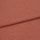Woven terracotta textile, folded with an overlapping crease, displayed in a well-lit close-up emphasizing its fine, slightly heathered weave and flat, smooth surface.