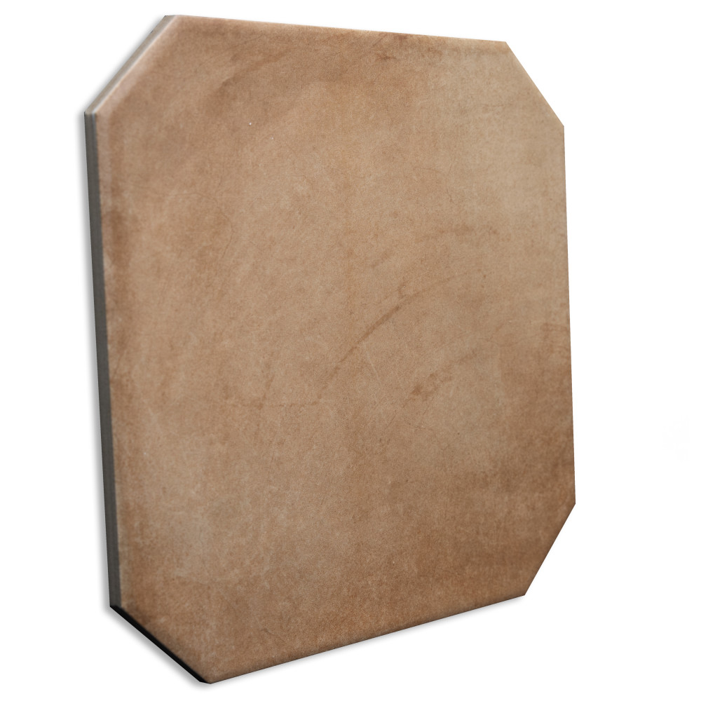 Laverton Octagon Natural with Taco Grafito 7-7/8 in. x 7-7/8 in. Porcelain Floor and Wall Tile