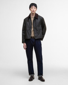 Spey Slim Waxed Jacket Olive