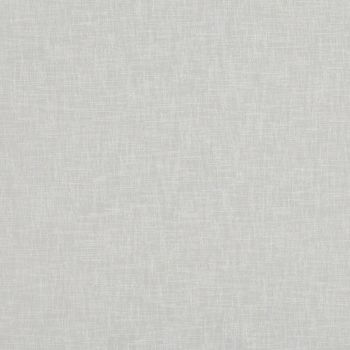 Light-gray linen-textured fabric covering the frame, showing fine woven crosshatch; lying flat and unwrinkled; neutral, evenly lit background suggestive of wallpaper or upholstery in soft indoor light.