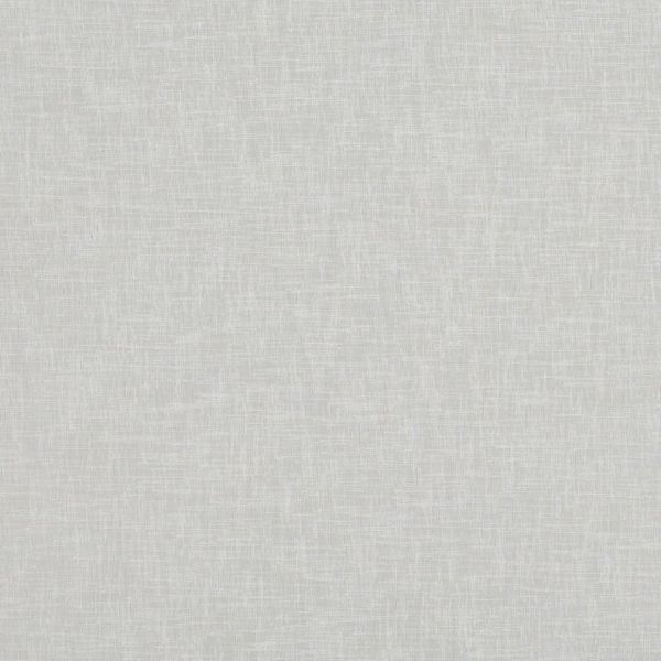 Light-gray linen-textured fabric covering the frame, showing fine woven crosshatch; lying flat and unwrinkled; neutral, evenly lit background suggestive of wallpaper or upholstery in soft indoor light.