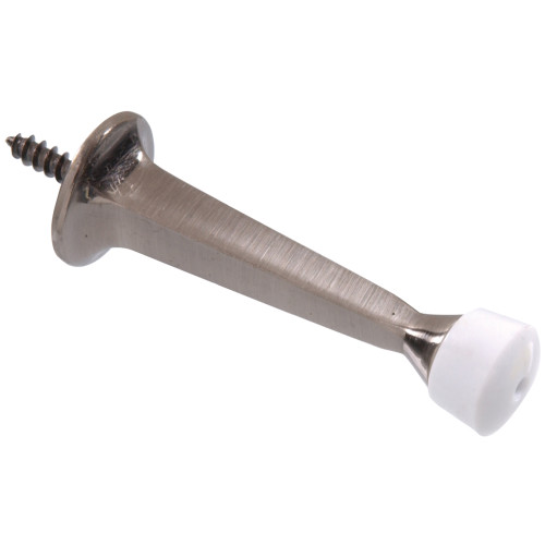 Hardware Essentials Square Rigid Door Stop Pewter