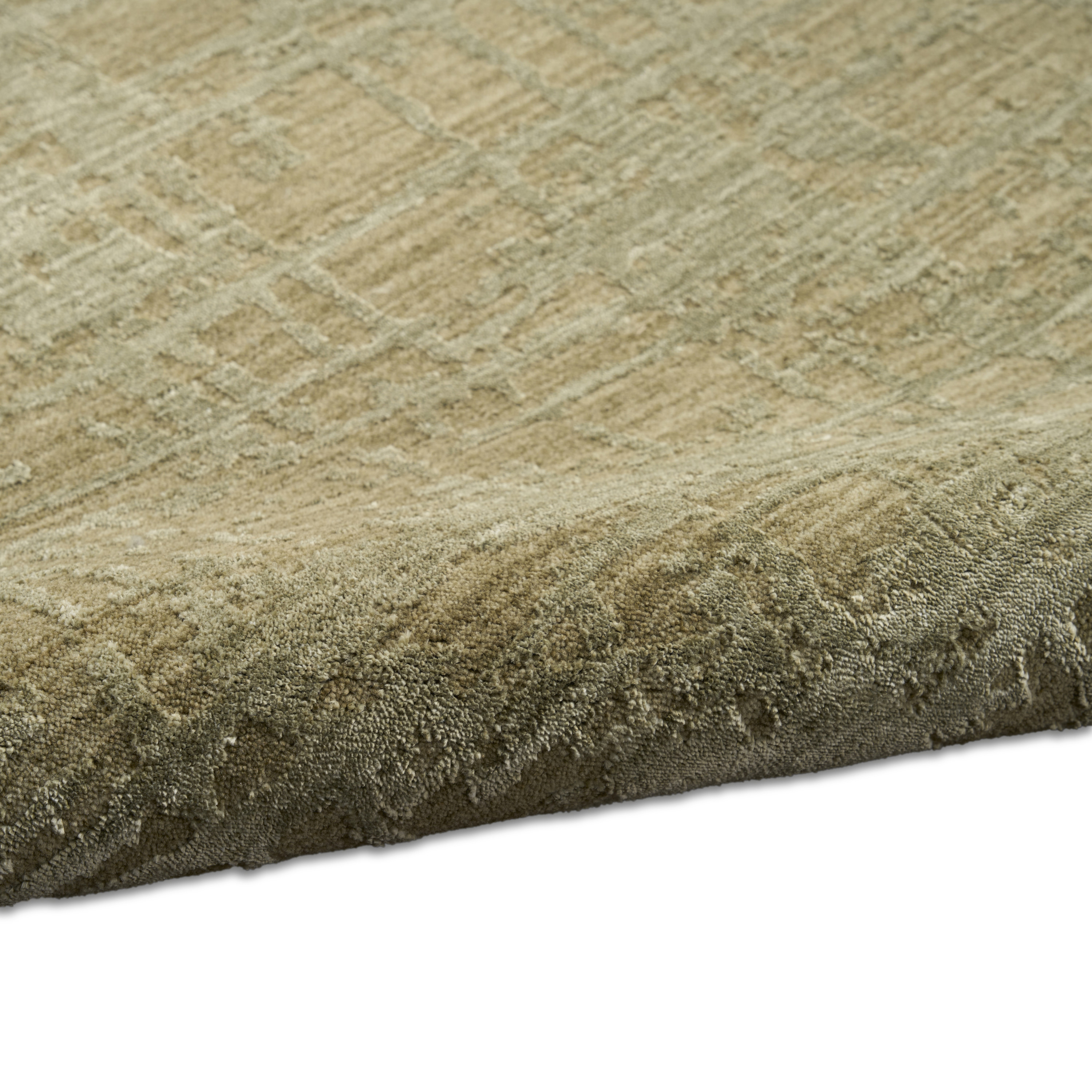 Calvin Klein CK090 Latitude 7'10" x 10'2" Green Modern Indoor Rug